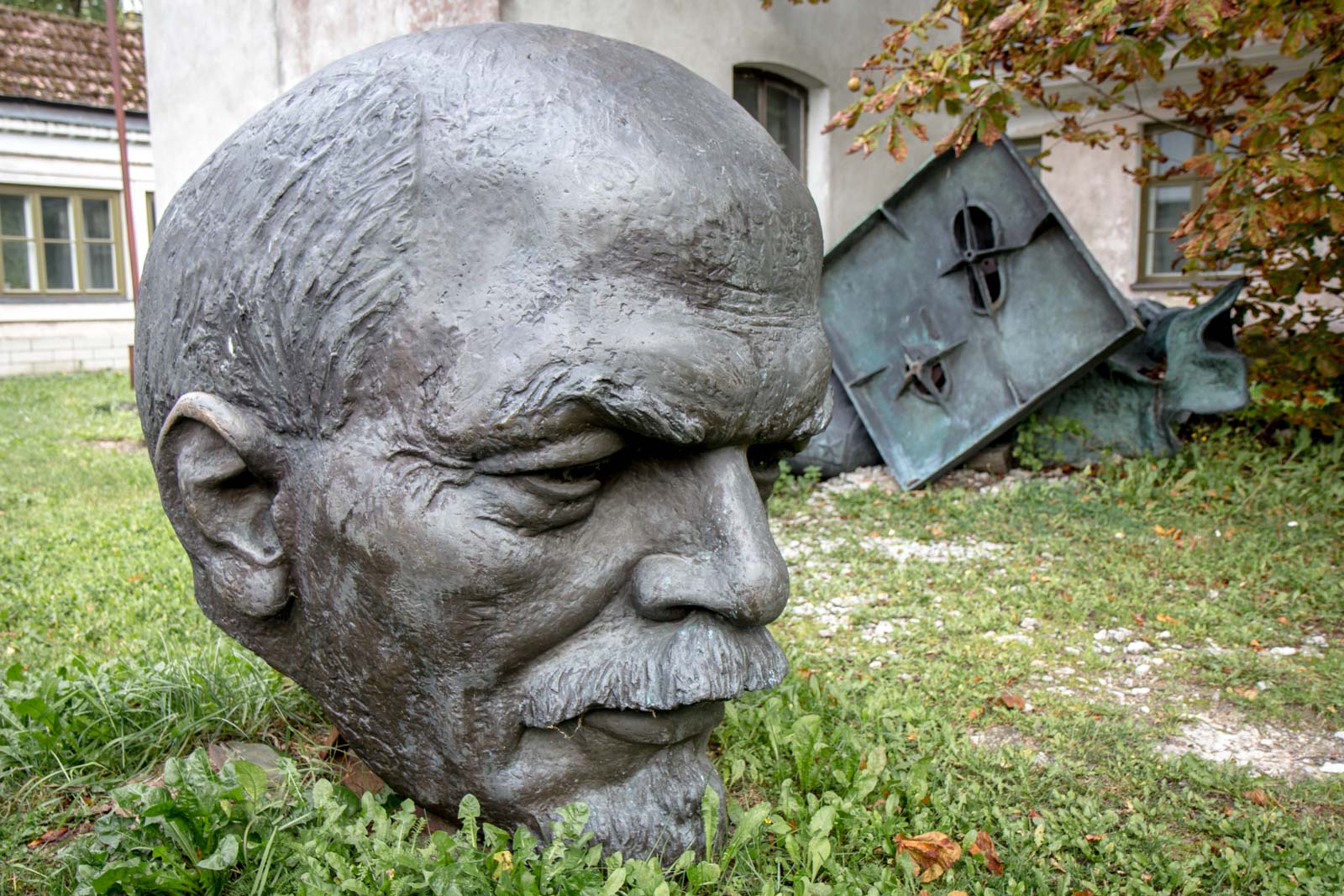 Soviet statue graveyard in Tallinn, Estonia