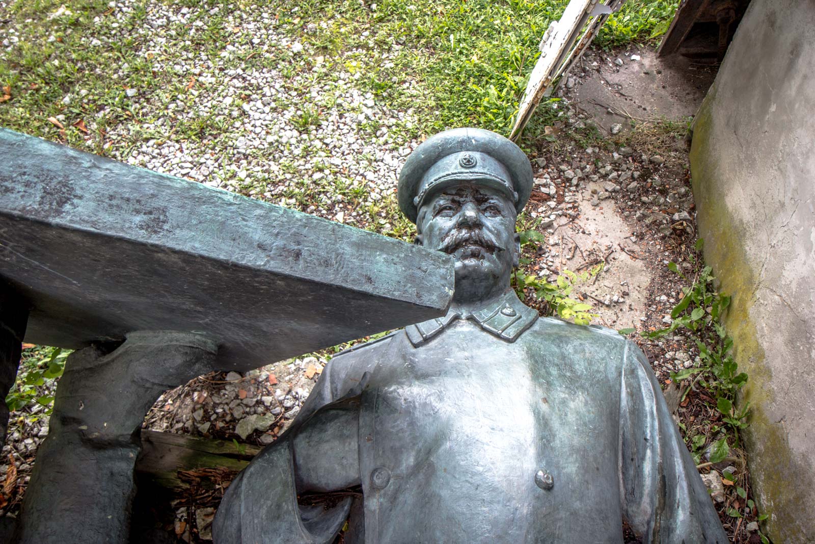 Soviet statue graveyard in Tallinn, Estonia
