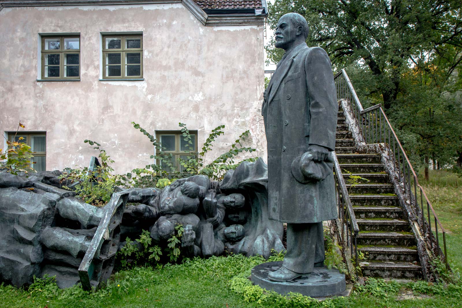 Soviet statue graveyard in Tallinn, Estonia