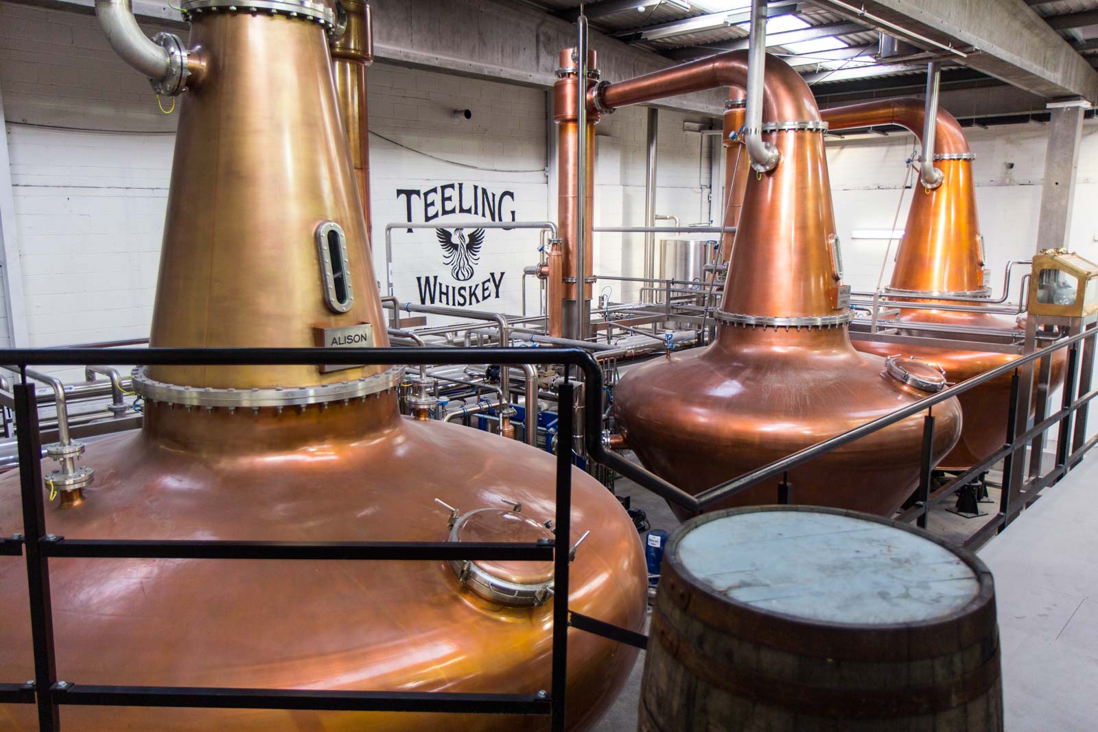 Teeling Whiskey distillery tour, Dublin, Ireland