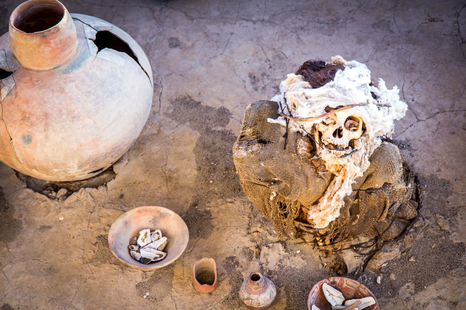 Chauchilla Cemetery, Nazca, Peru