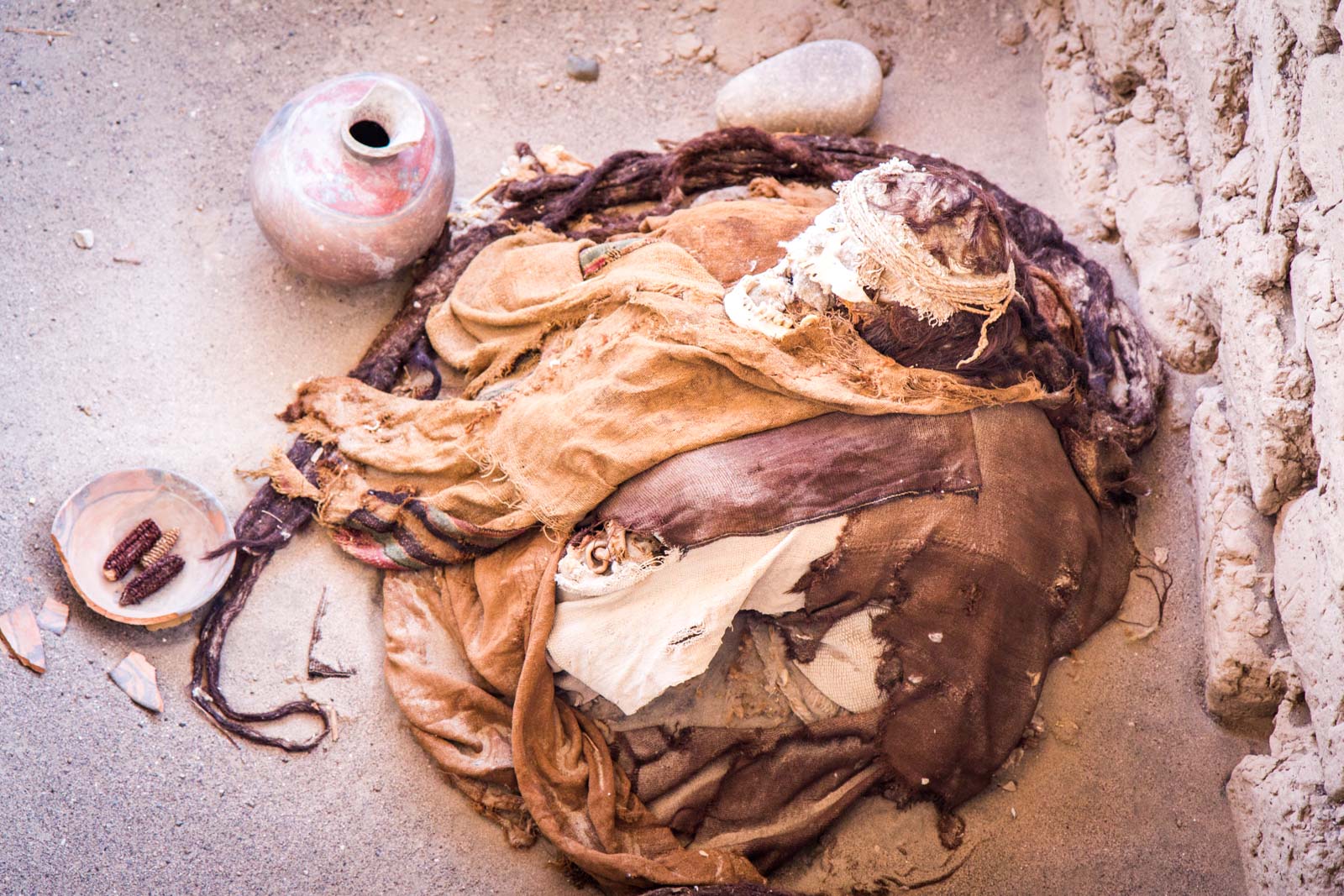Chauchilla Cemetery, Nazca, Peru