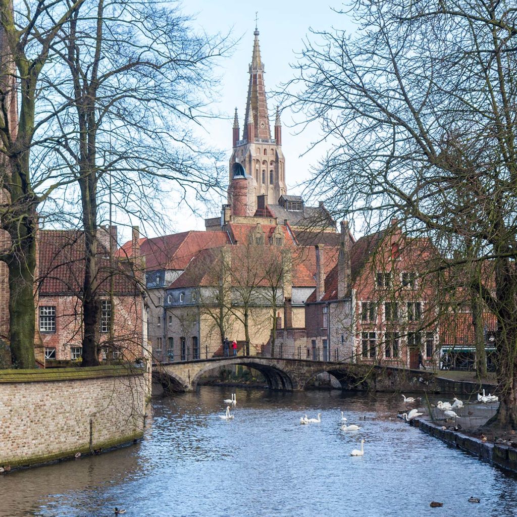 Historic centre of Bruges, Belgium