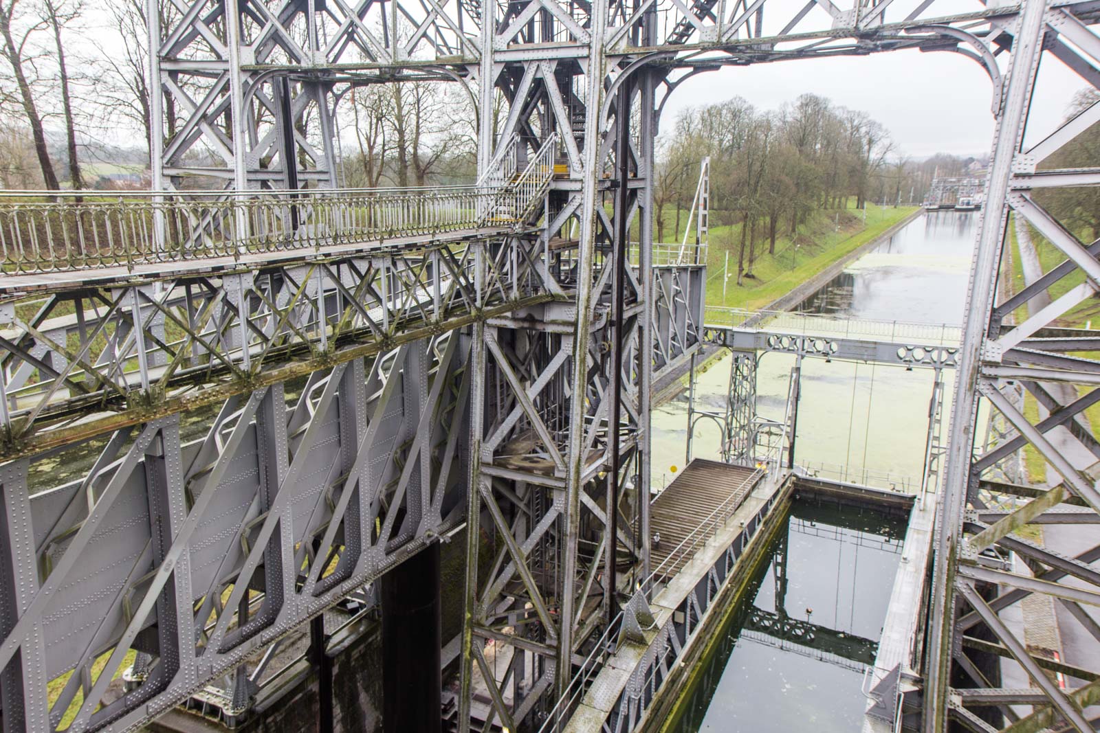 Four Lifts on the Canal du Centre, Belgium