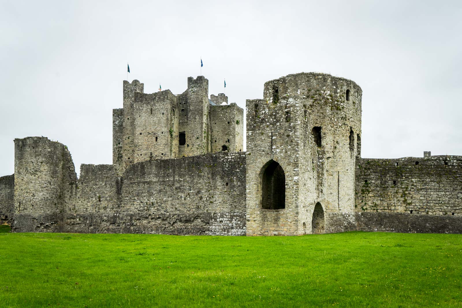 Visiting Trim Castle, Ireland