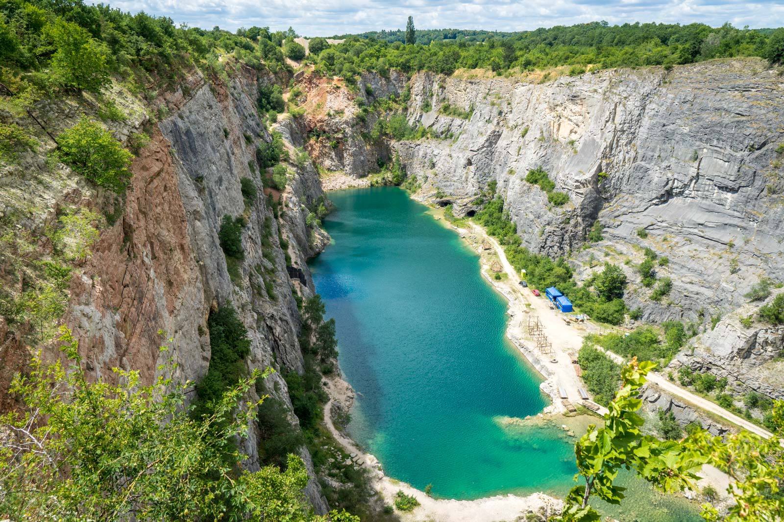 Velka Amerika Quarry, Karlstejn, Czech Republic