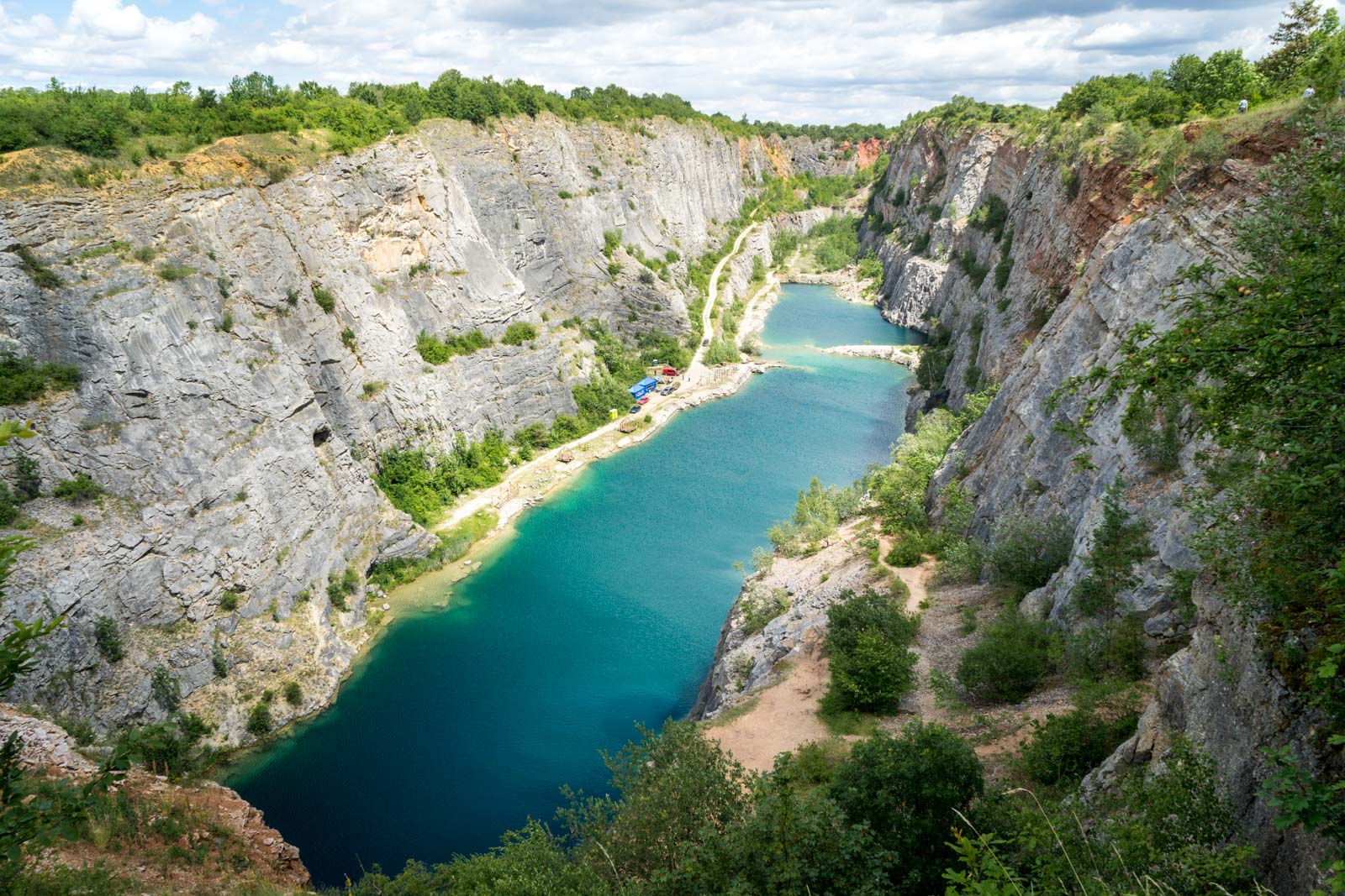 Velka Amerika Quarry, Karlstejn, Czech Republic
