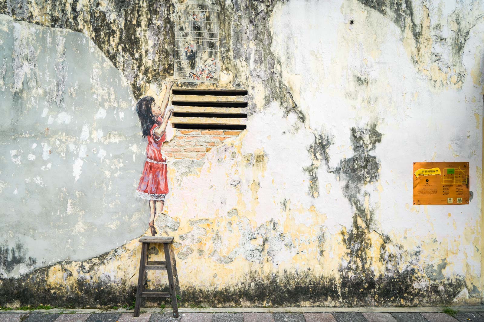Street art and hipsters, Ipoh, Malaysia