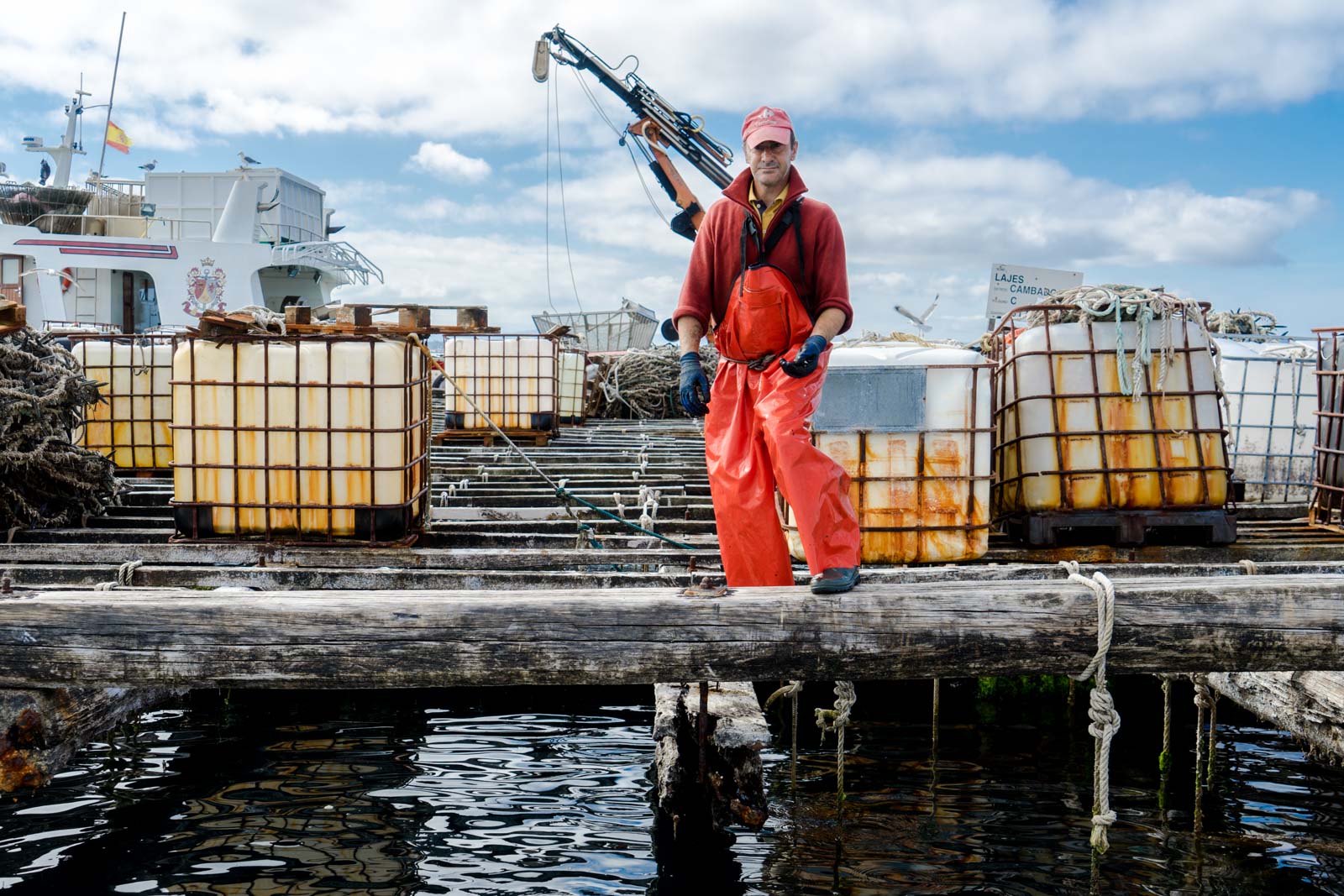 Mussel Farming, Arousa, Spain