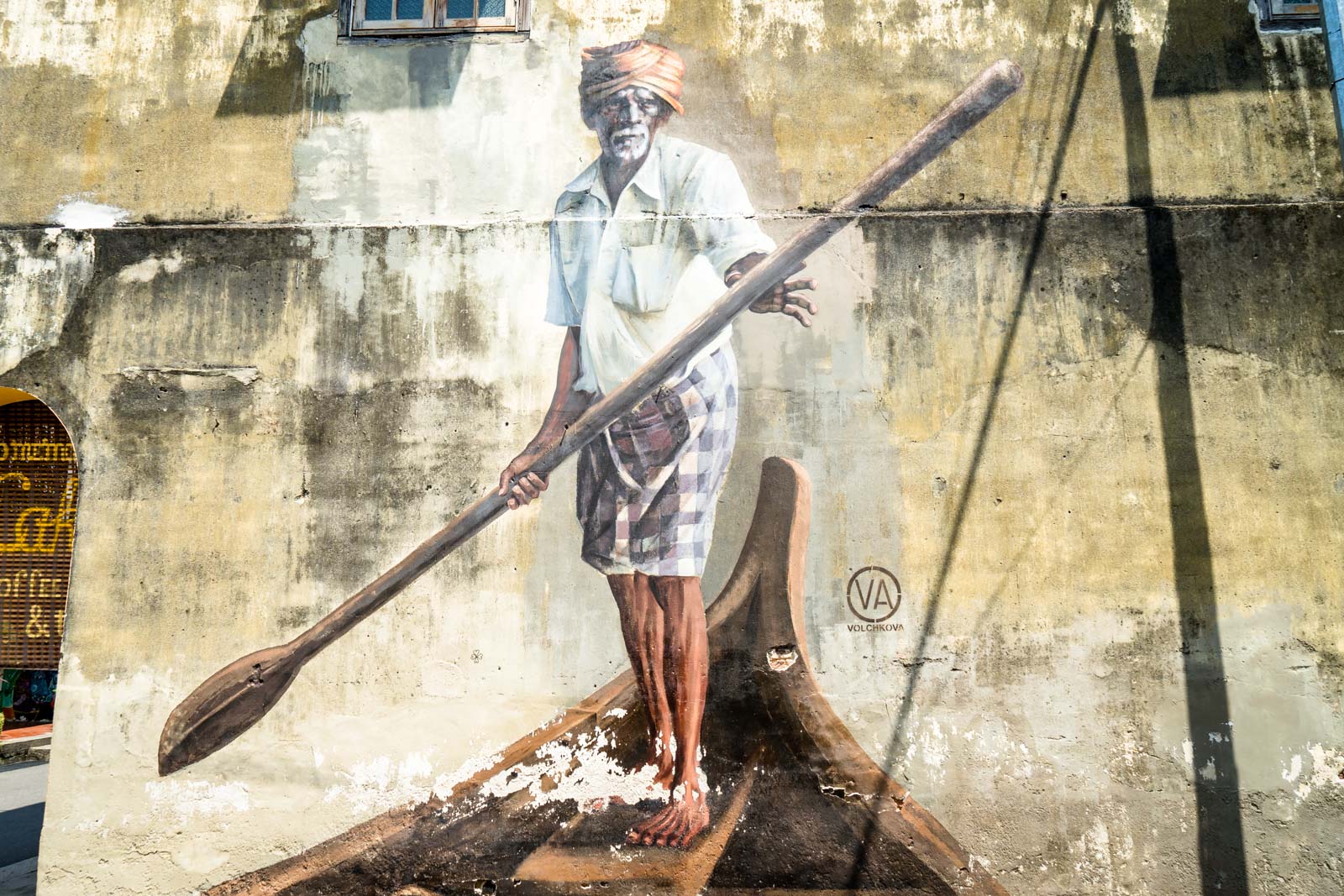 Street art in George Town, Malaysia