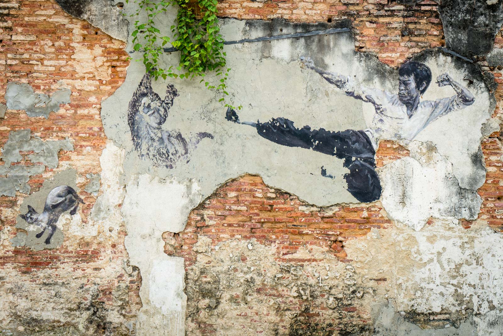 Street art in George Town, Malaysia
