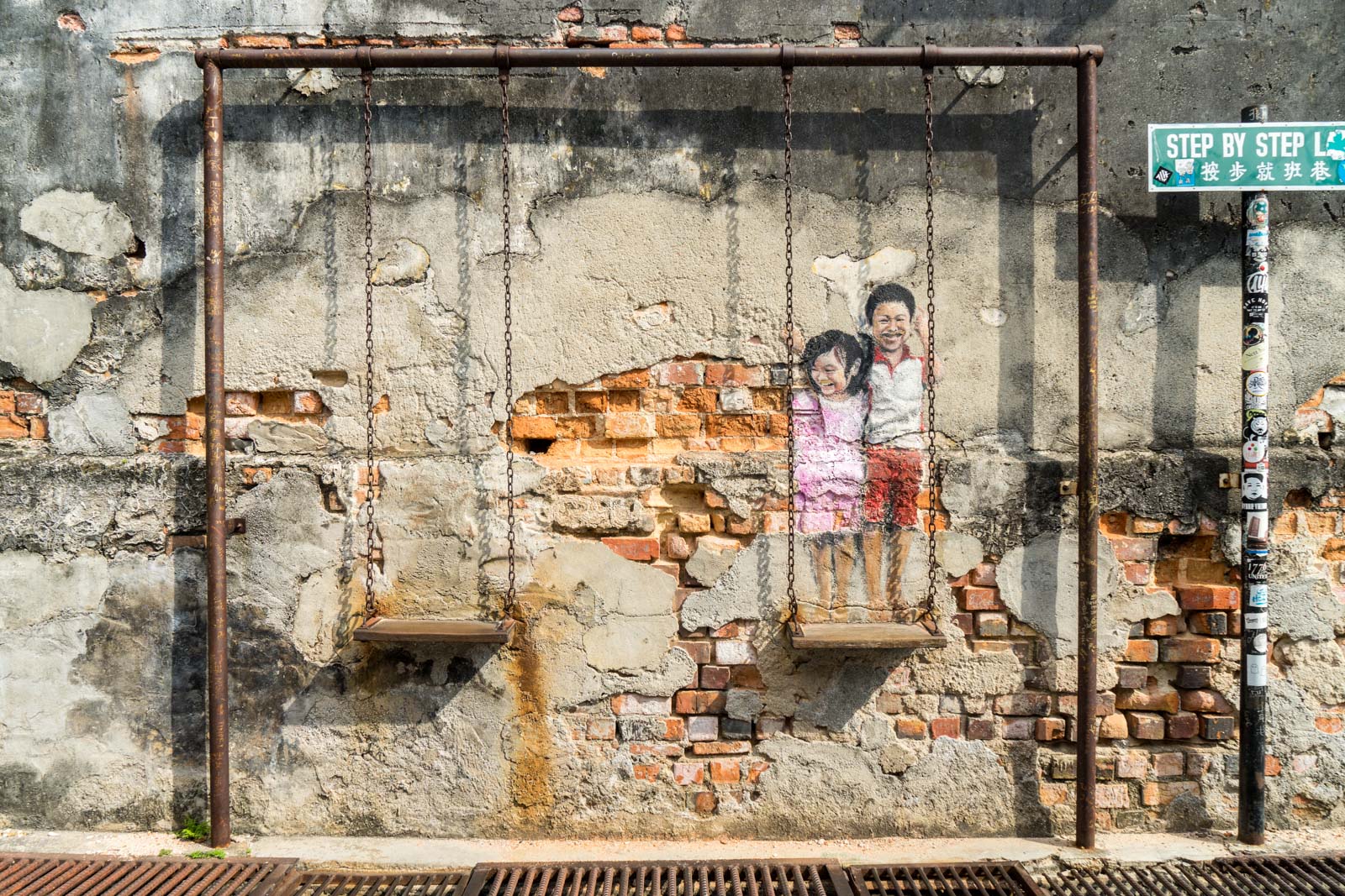 Street art in George Town, Malaysia