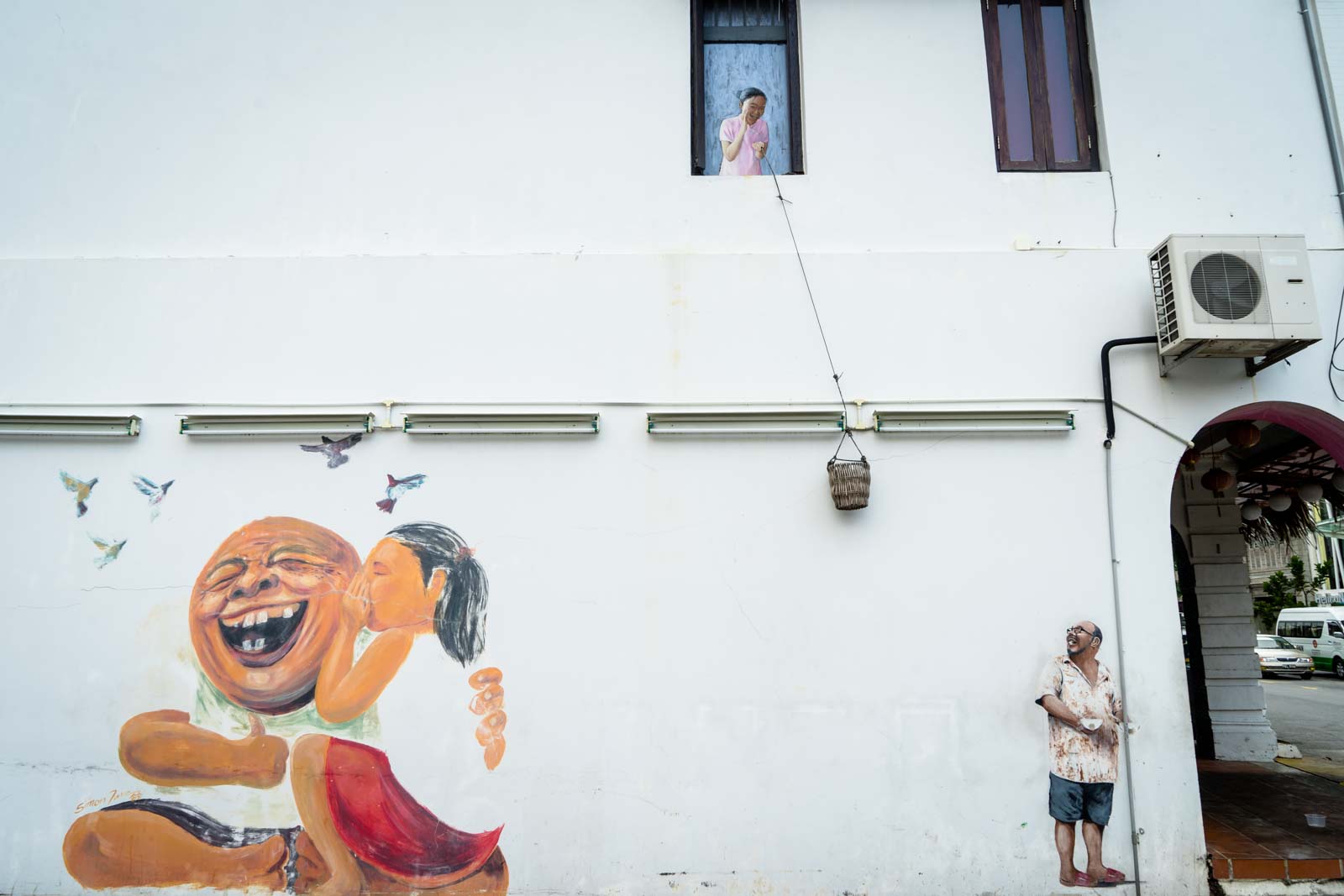 Street art in George Town, Malaysia