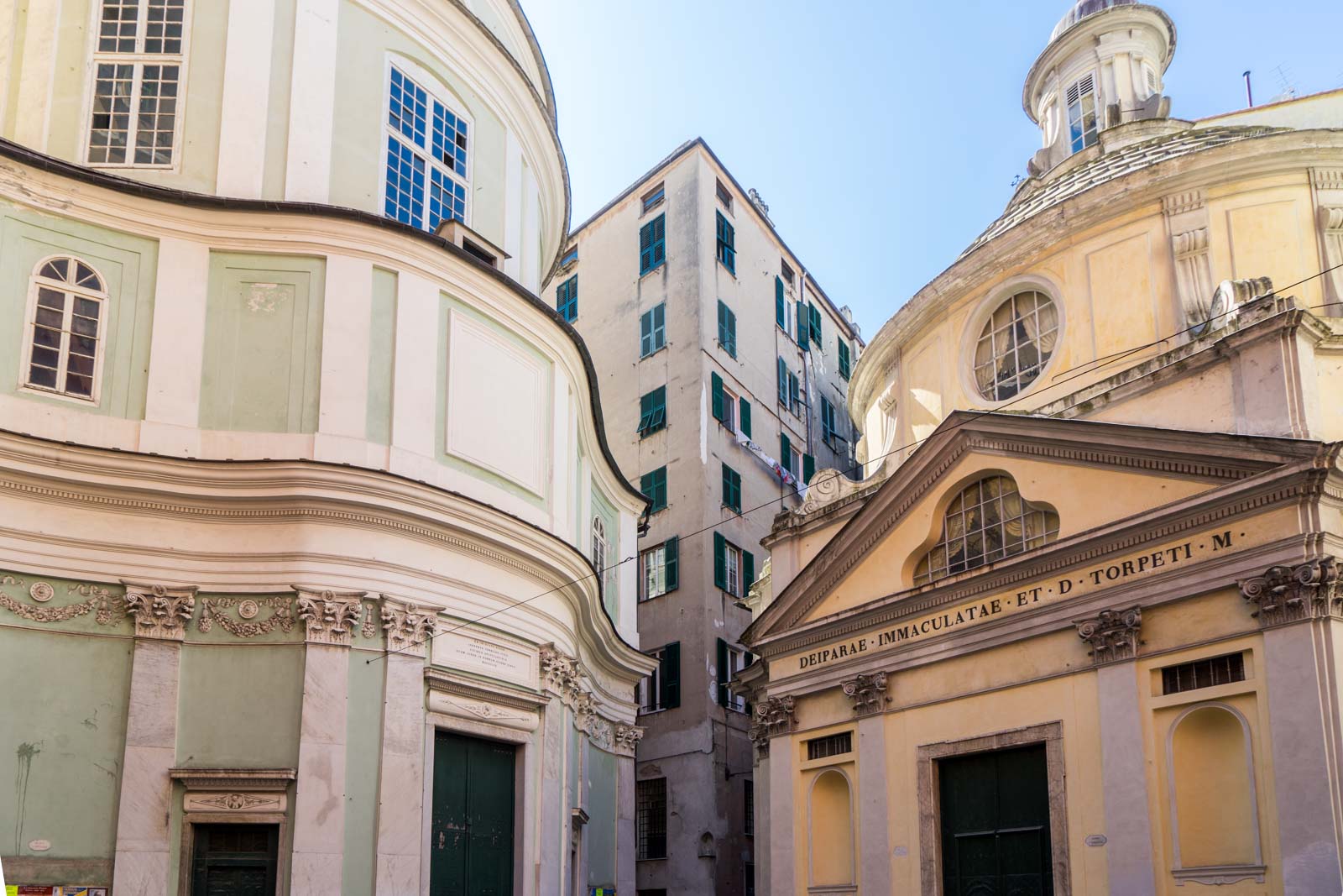 Europe's biggest historical centre, Genoa, Italy