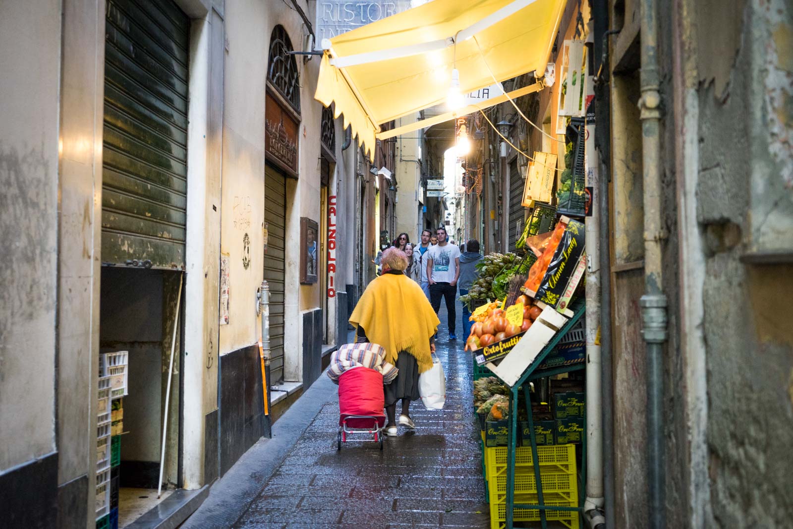 Europe's biggest historical centre, Genoa, Italy