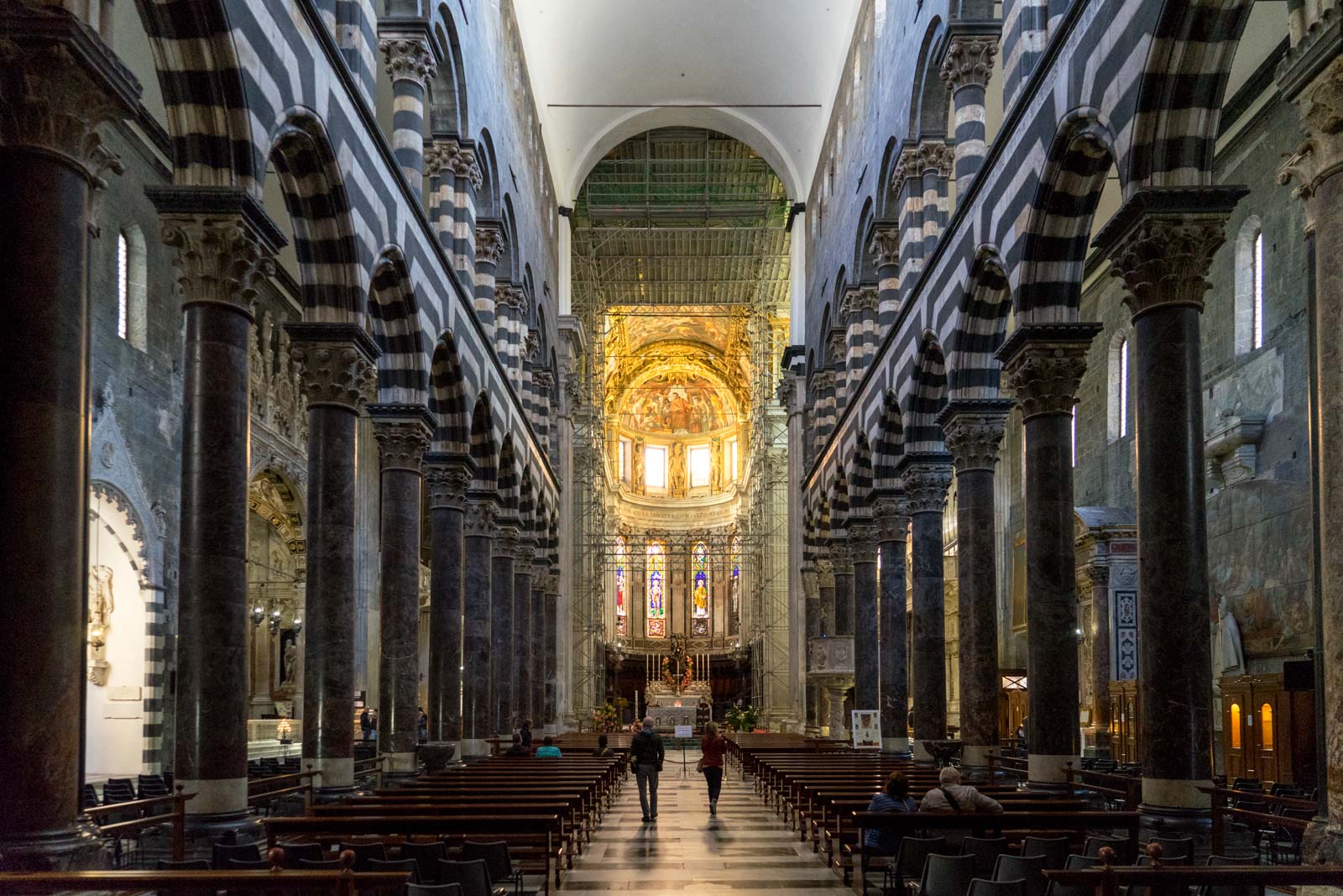 Europe's biggest historical centre, Genoa, Italy