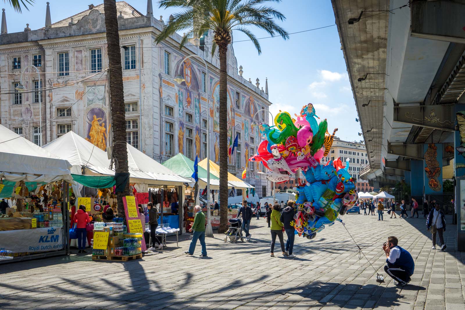 Europe's biggest historical centre, Genoa, Italy