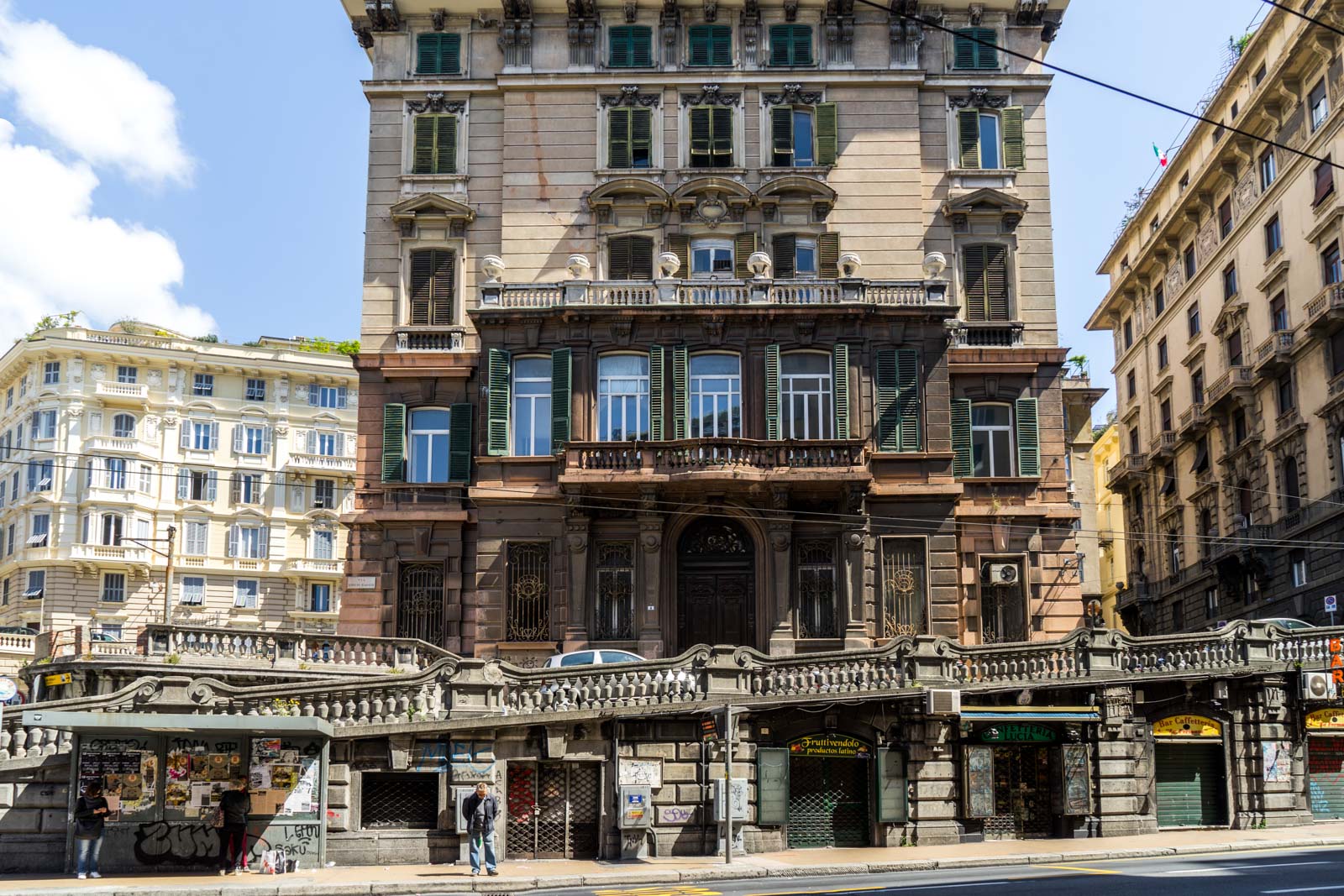 Europe's biggest historical centre, Genoa, Italy