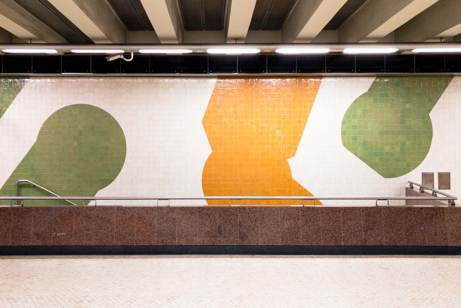 Lisbon Metro station art, Portugal