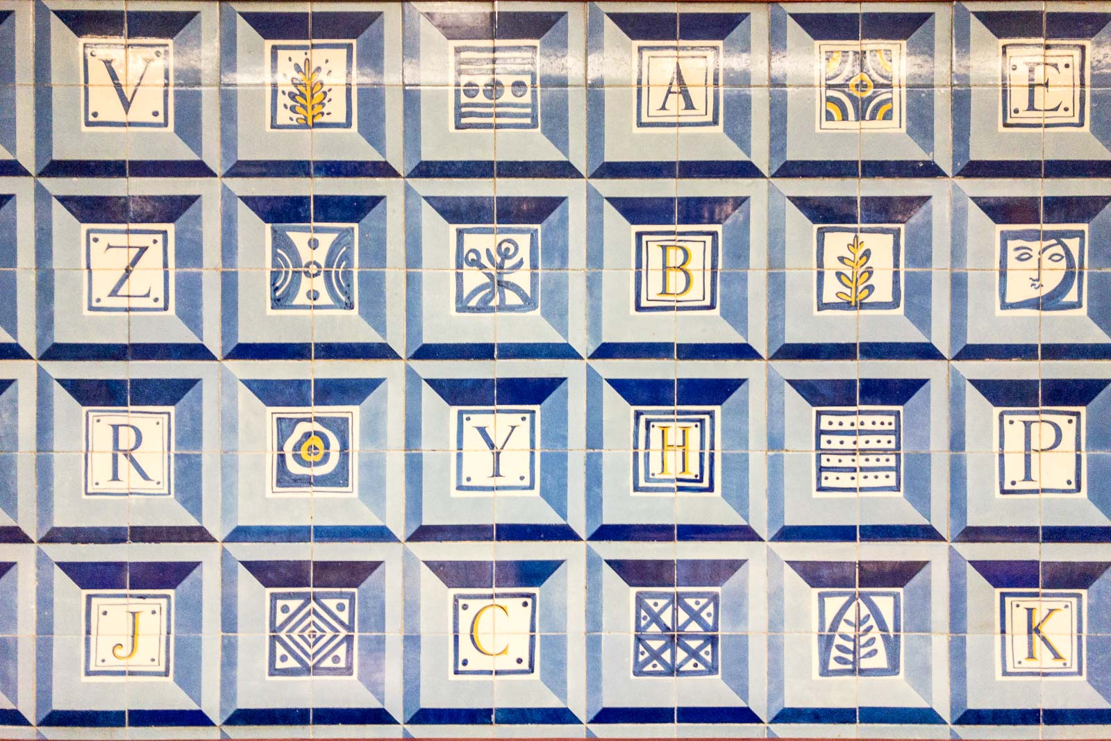 Lisbon Metro station art, Portugal