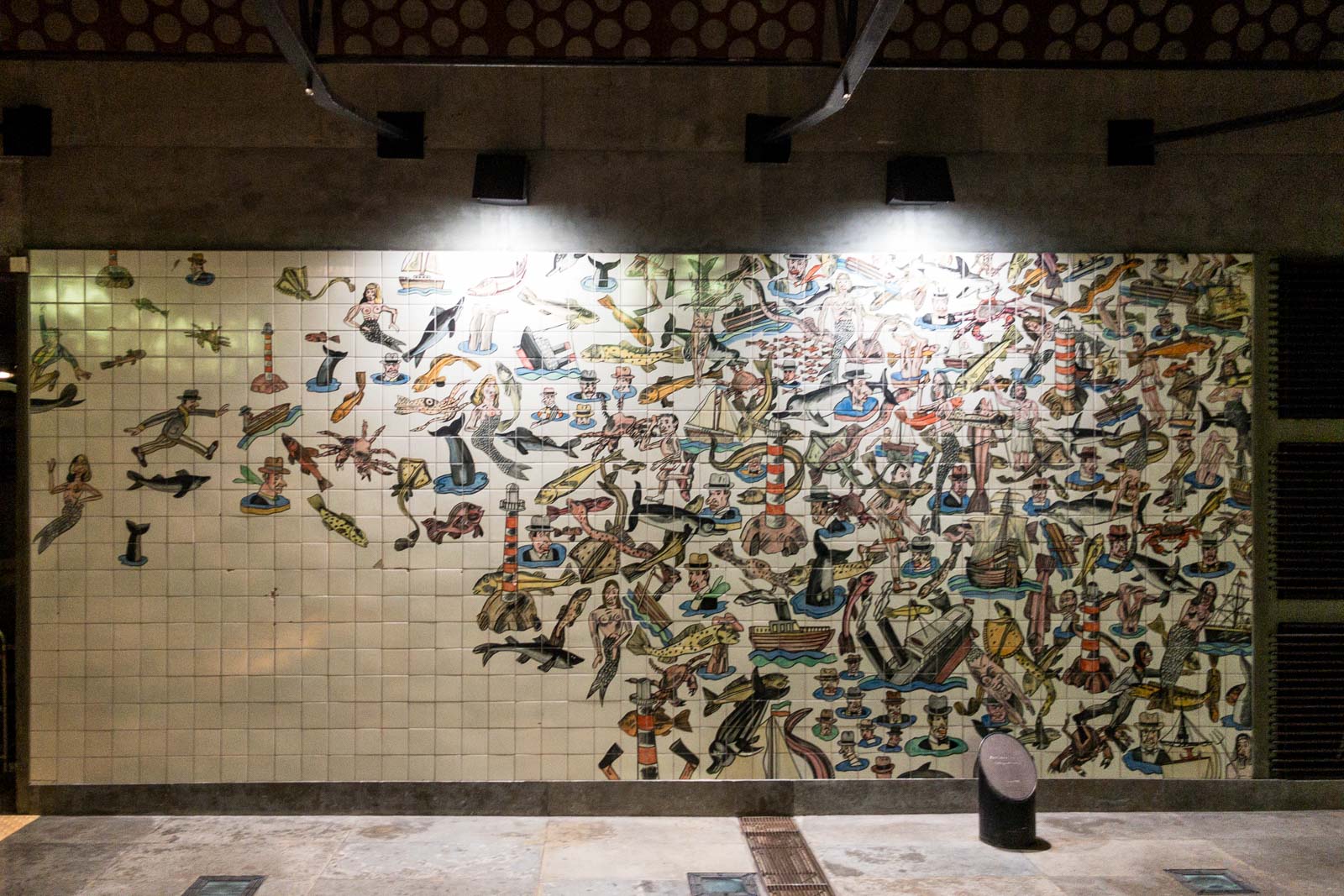 Lisbon Metro station art, Portugal