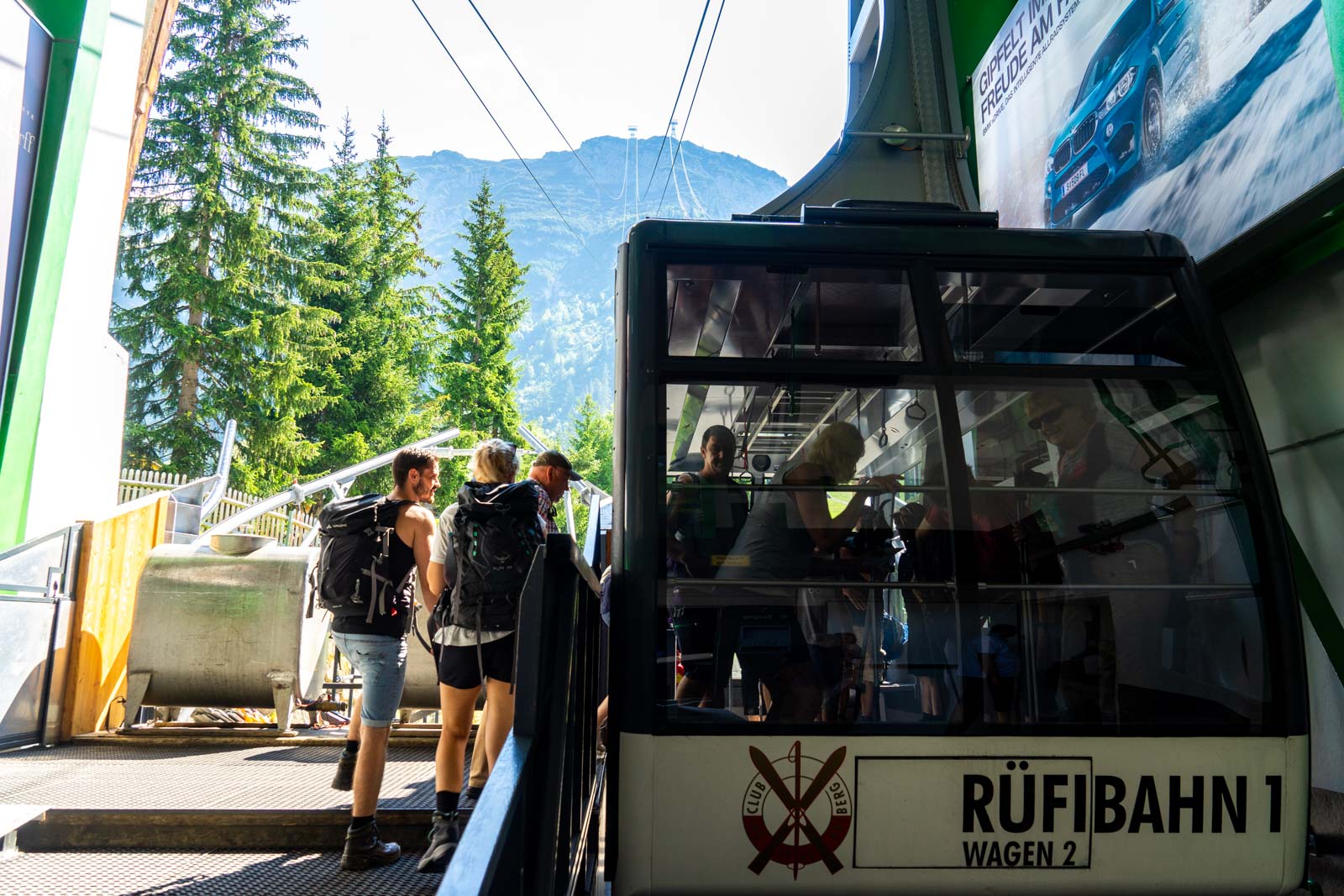 Rüfikopf cable car, Lech, Austria