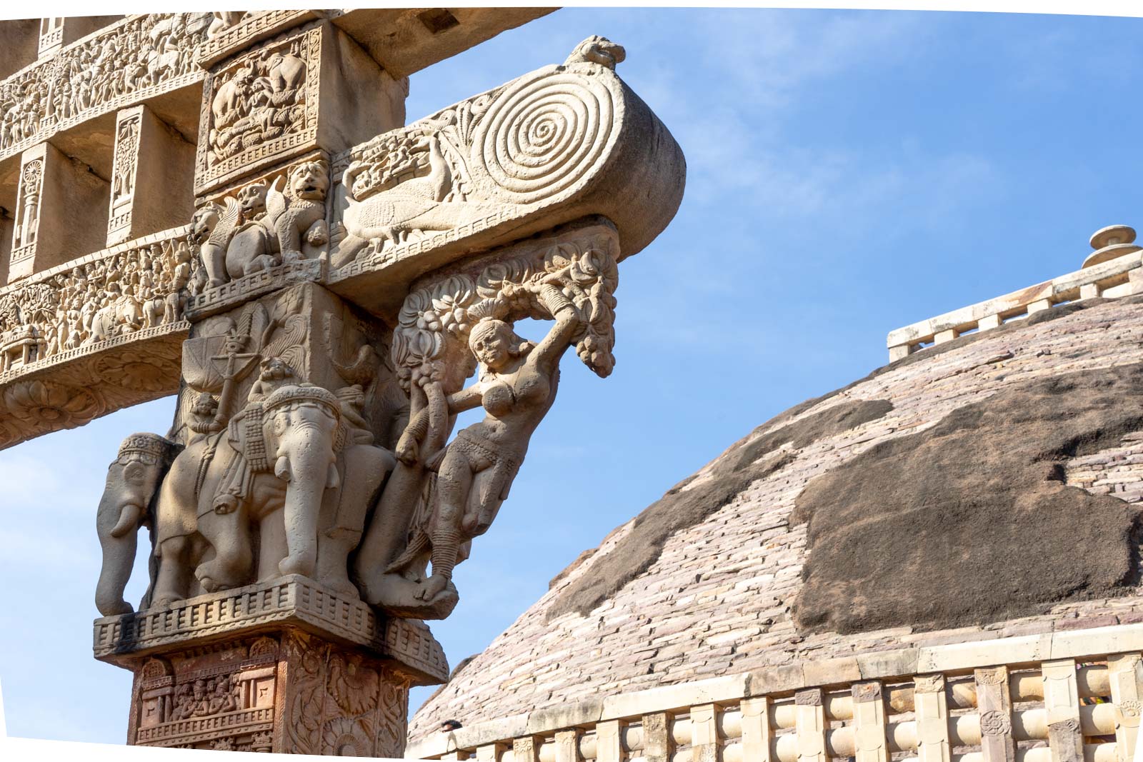 The Great Stupa at Sanchi, Madhya Pradesh, India