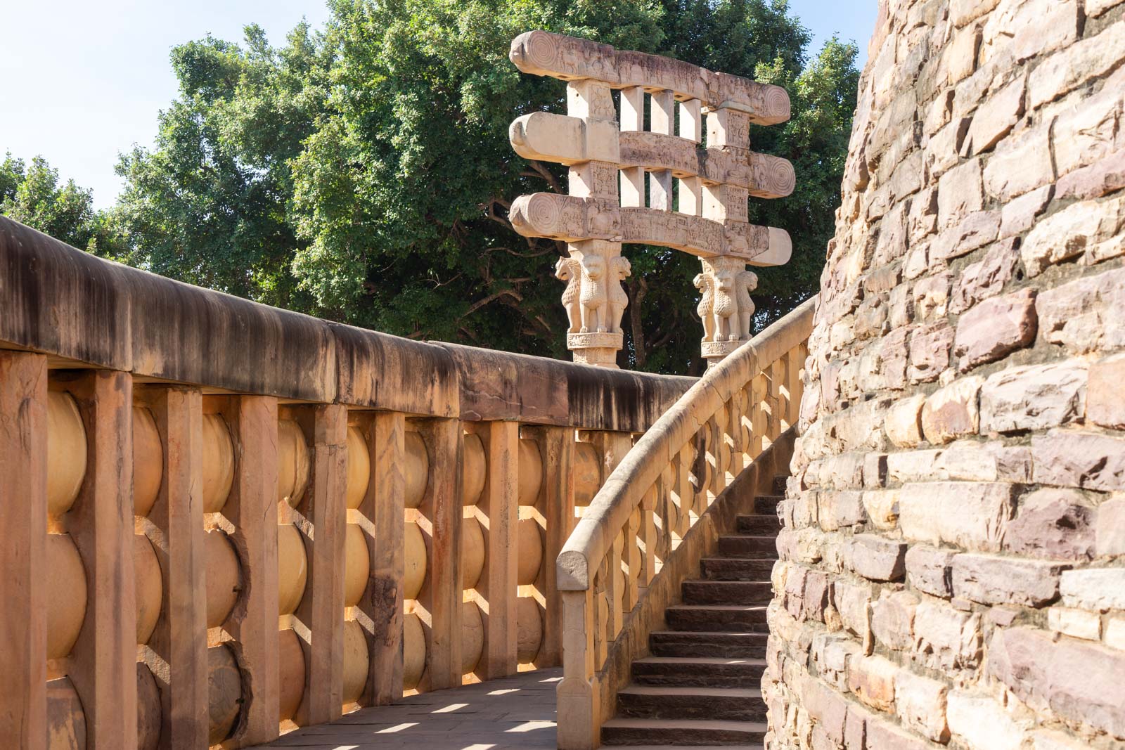 The Great Stupa at Sanchi, Madhya Pradesh, India