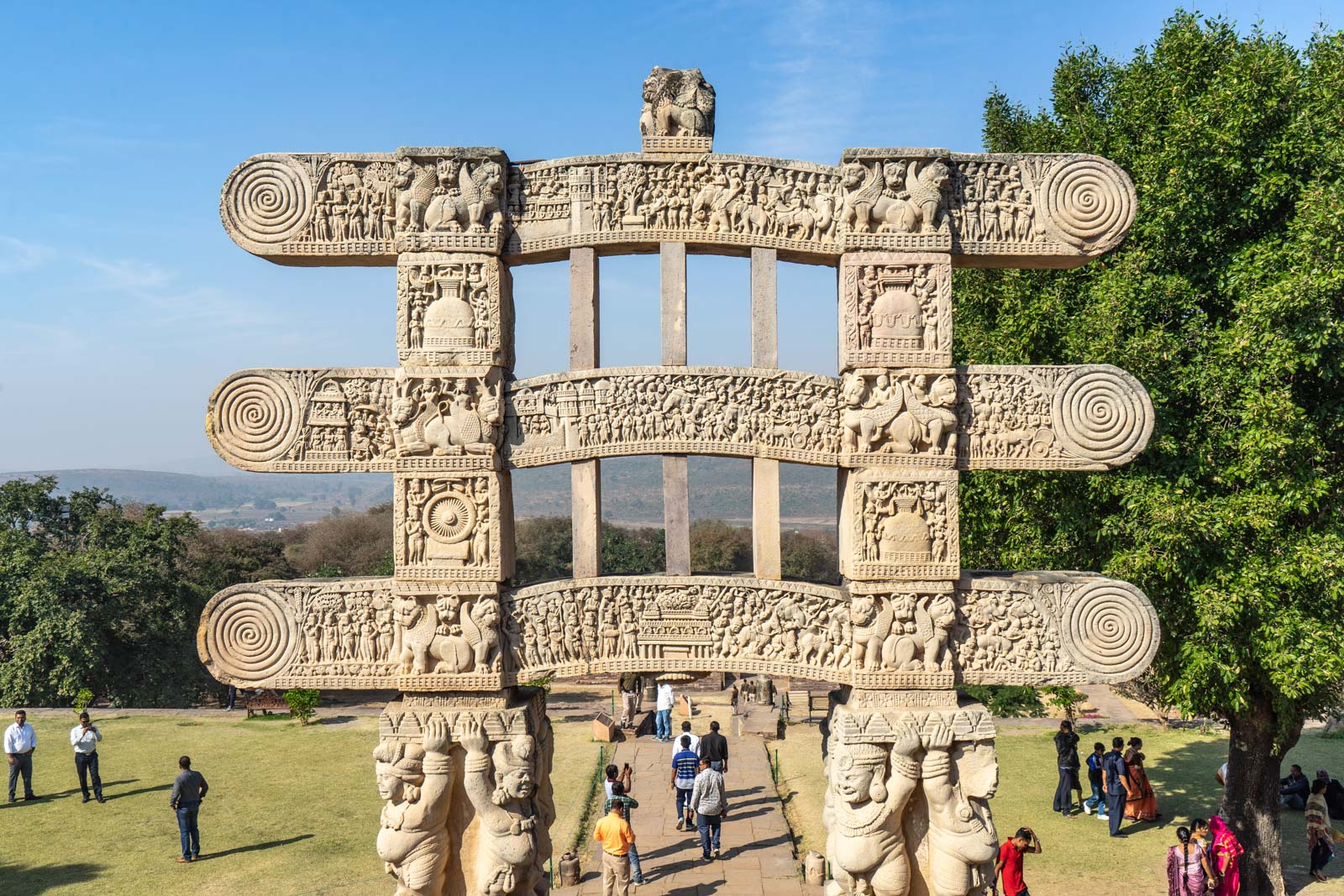 The Great Stupa at Sanchi, Madhya Pradesh, India