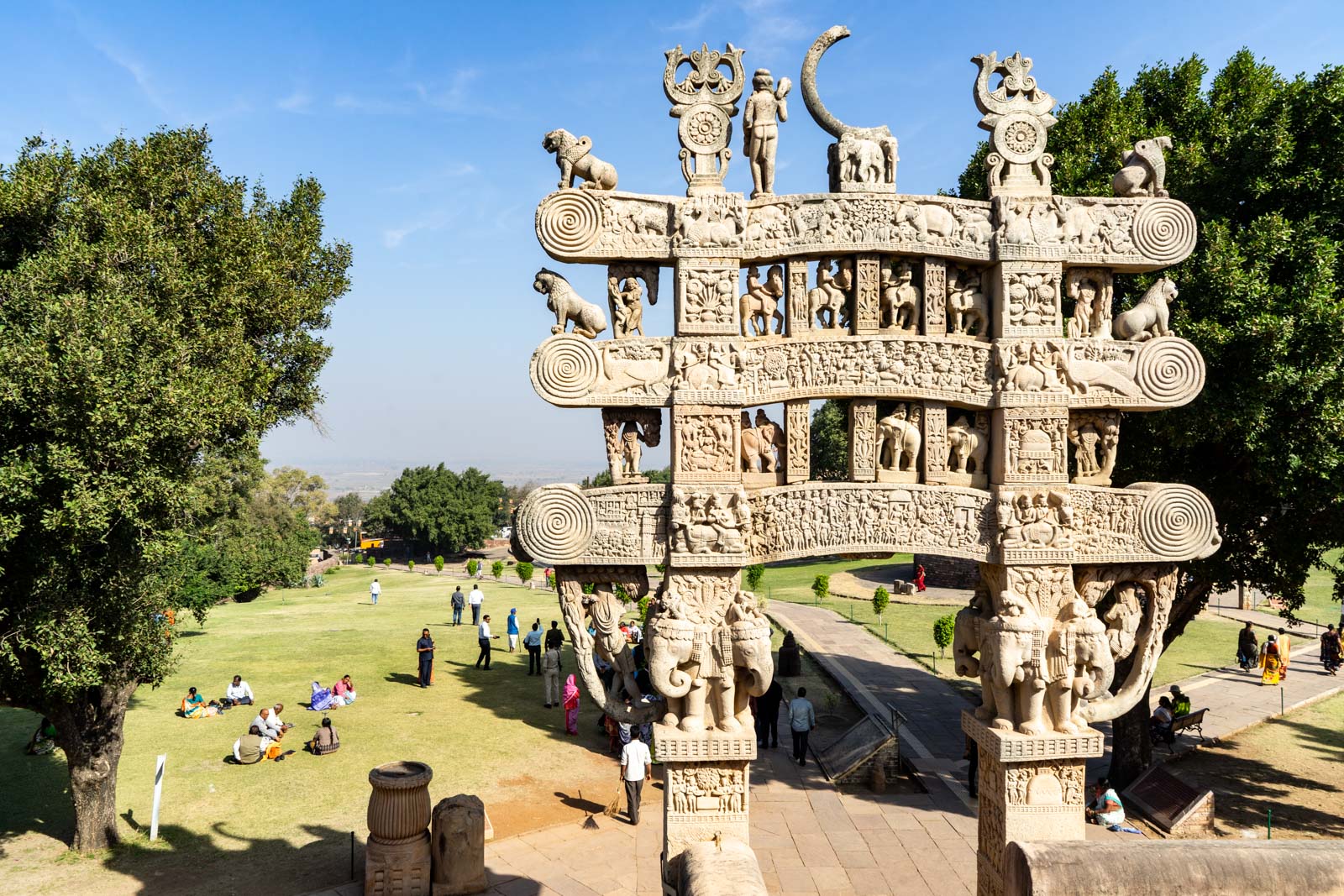 The Great Stupa at Sanchi, Madhya Pradesh, India