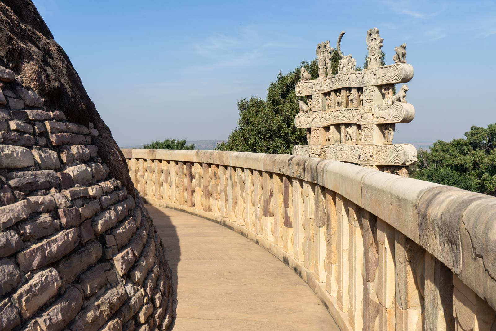 The Great Stupa at Sanchi, Madhya Pradesh, India