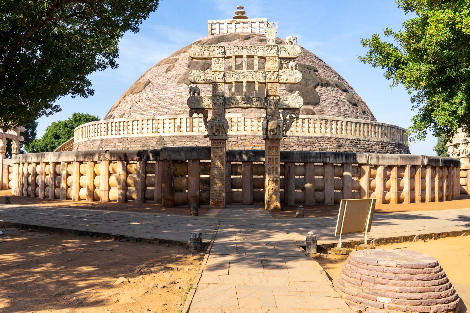 The Great Stupa at Sanchi, Madhya Pradesh, India