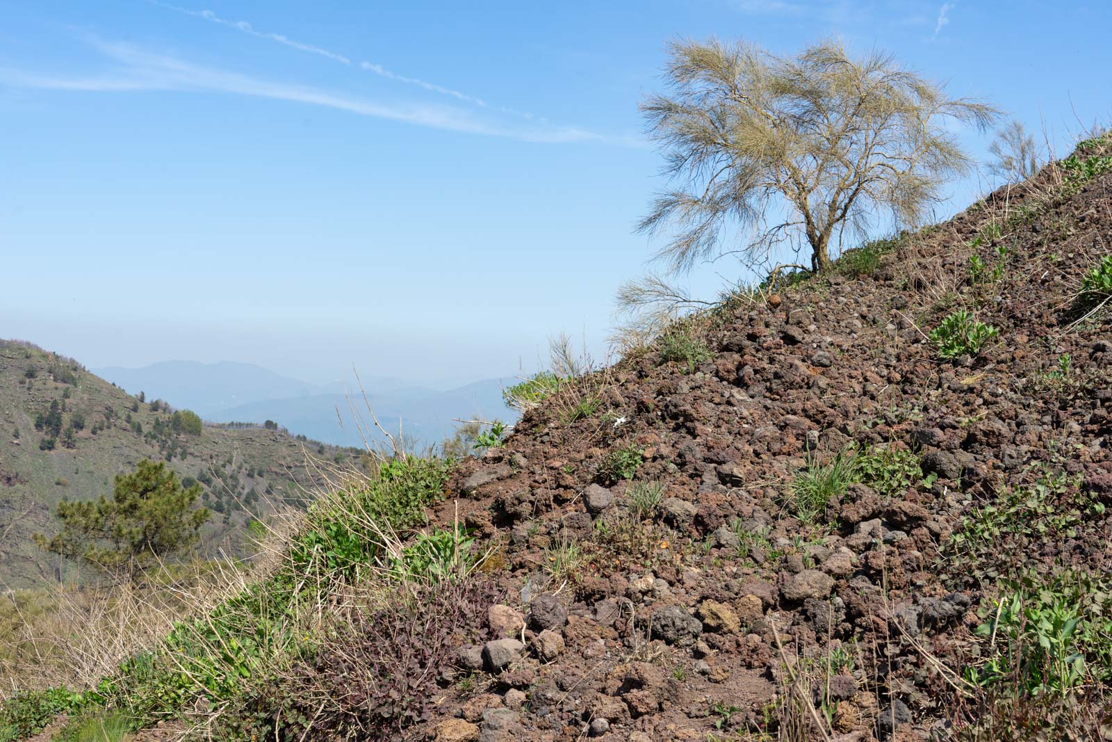Hiking Mount Vesuvius, Naples, Italy