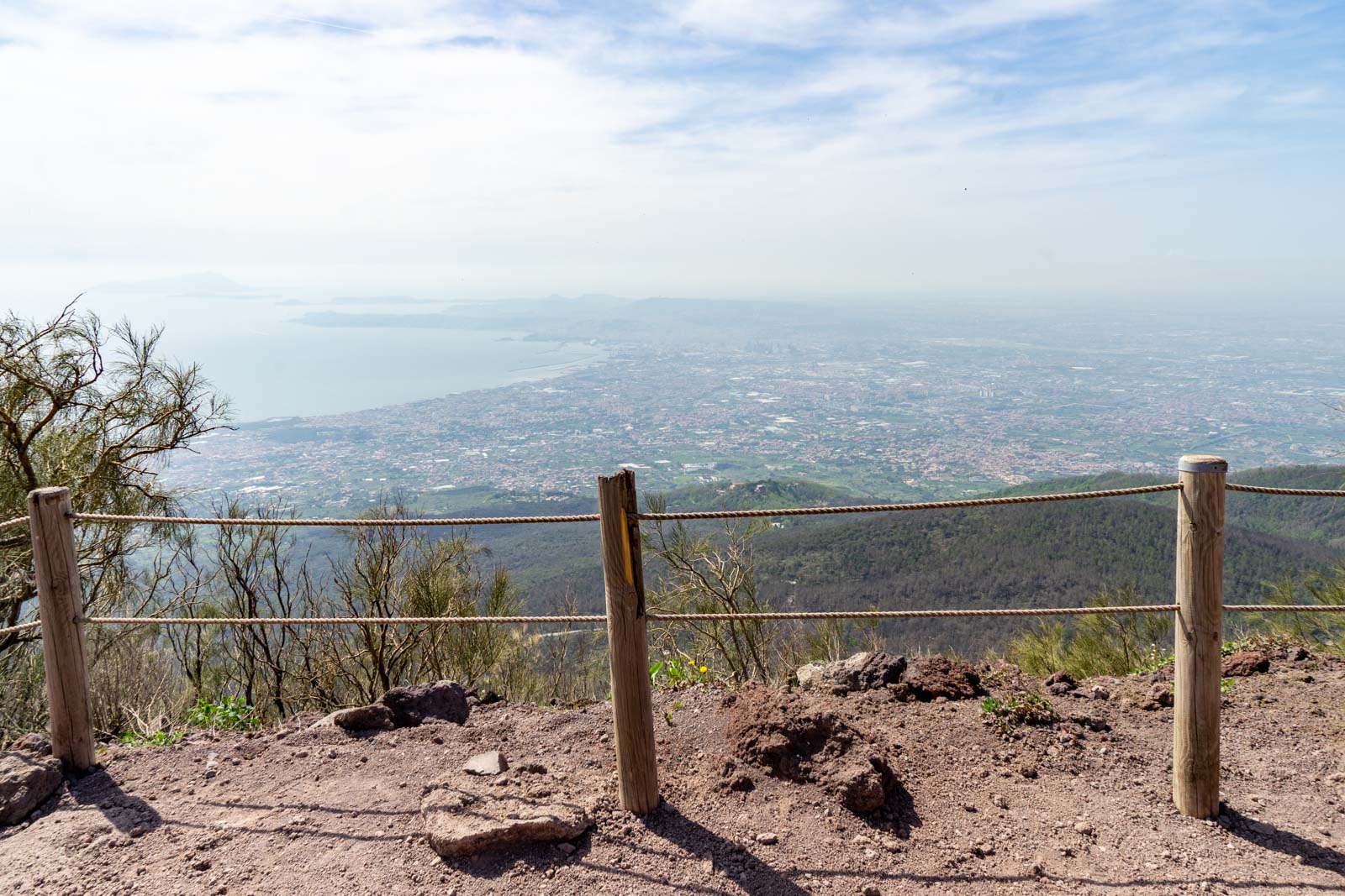 Hiking Mount Vesuvius, Naples, Italy