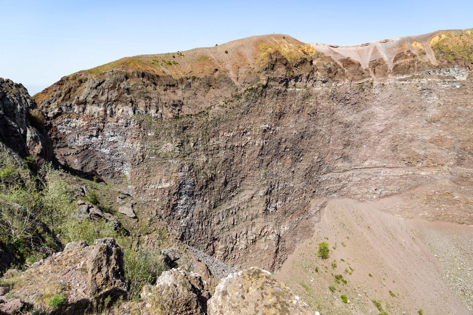 Hiking Mount Vesuvius, Naples, Italy