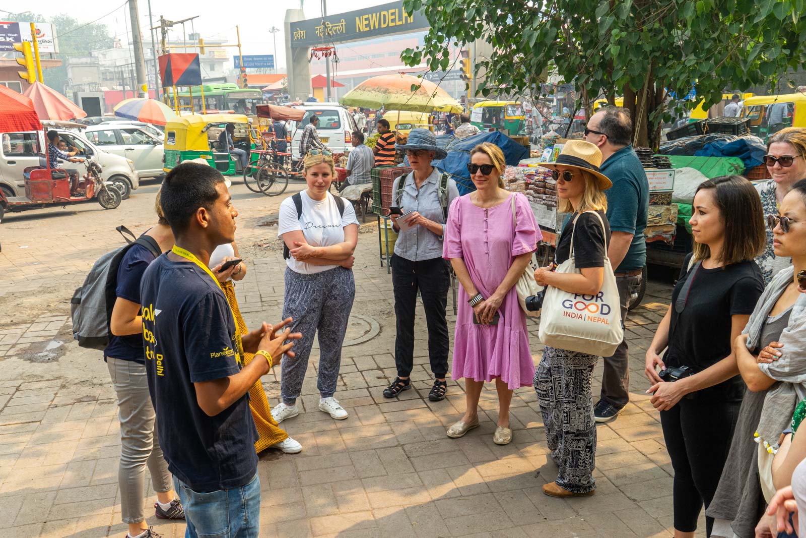 Delhi street tour with Salaam Baalak Trust, India