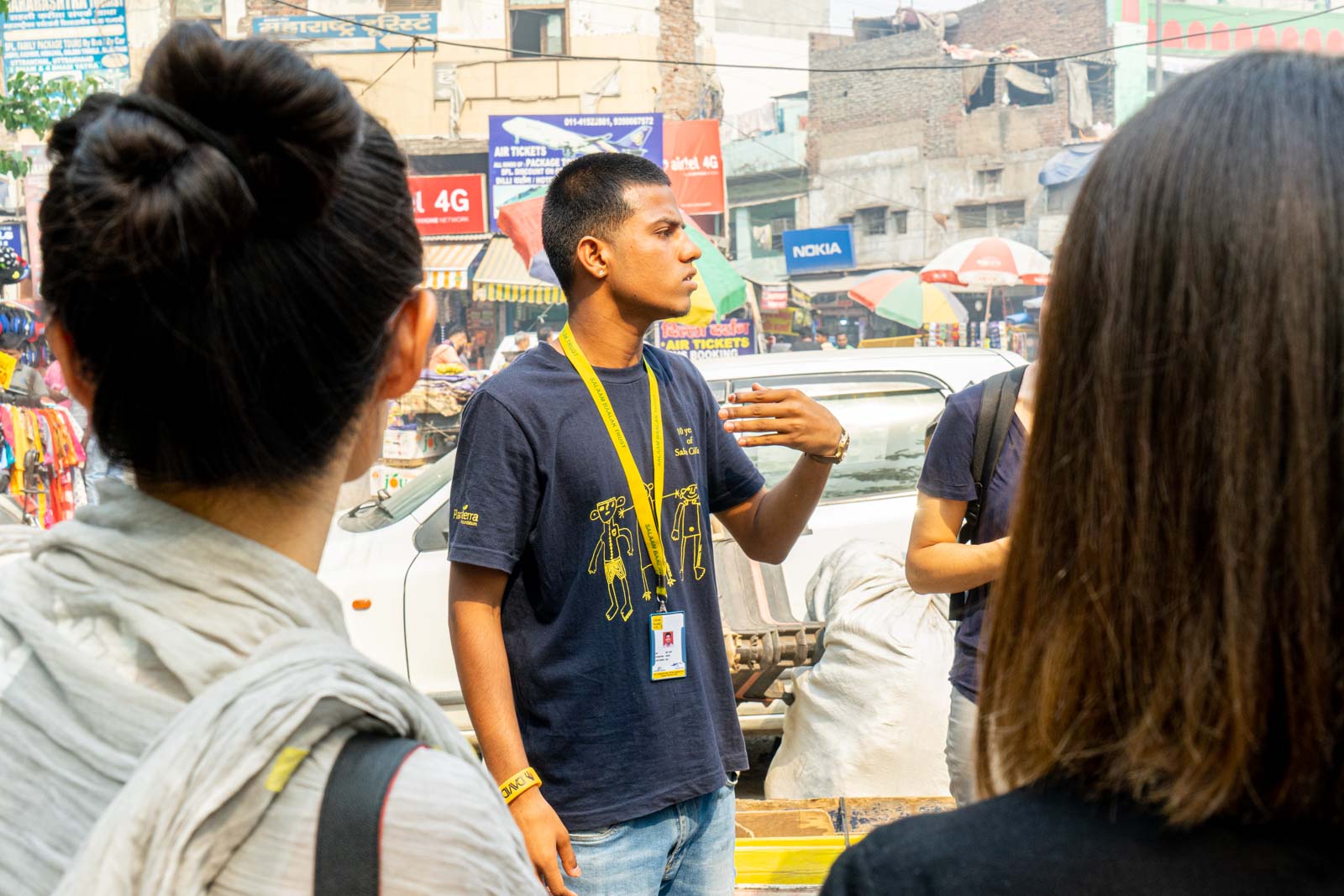 Delhi street tour with Salaam Baalak Trust, India