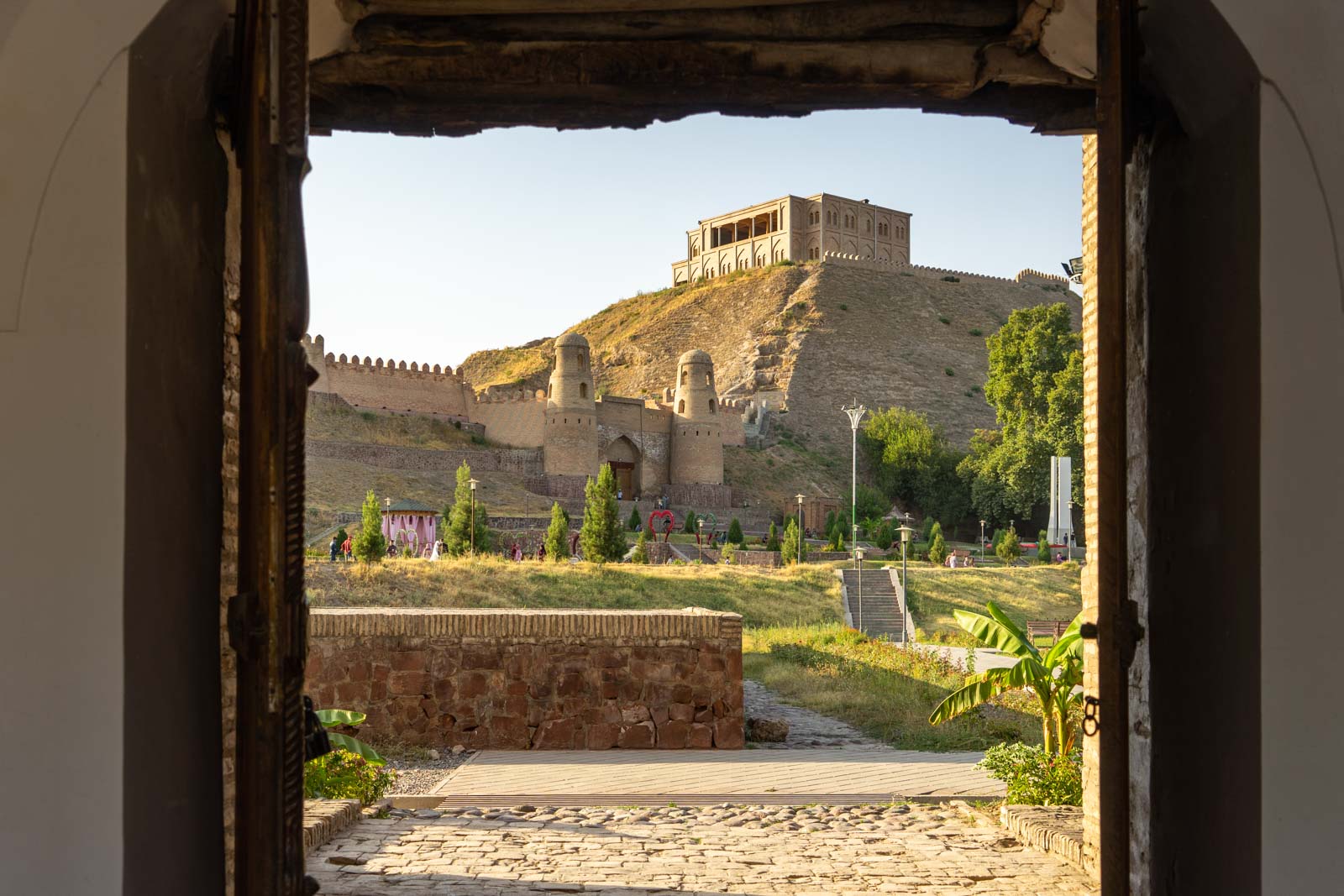 Hisor Fortress from Dushanbe, Tajikistan