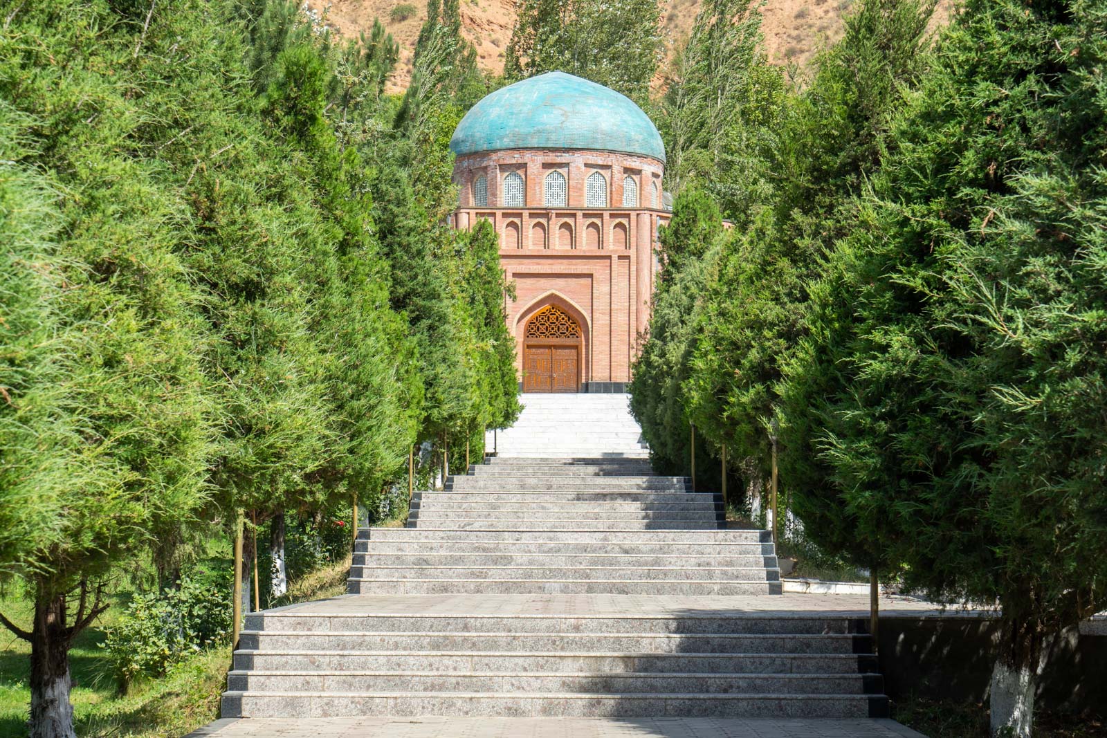 Rudaki Mausoleum, near Panjakent, Tajikistan