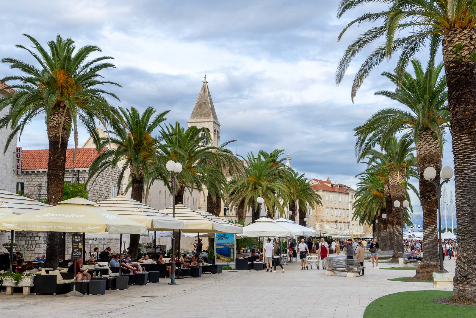 The waterfront of Trogir