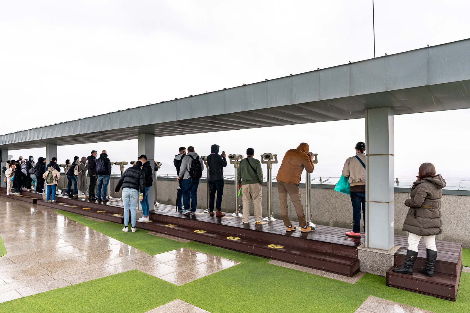 Looking at North Korea from Dora Observatory