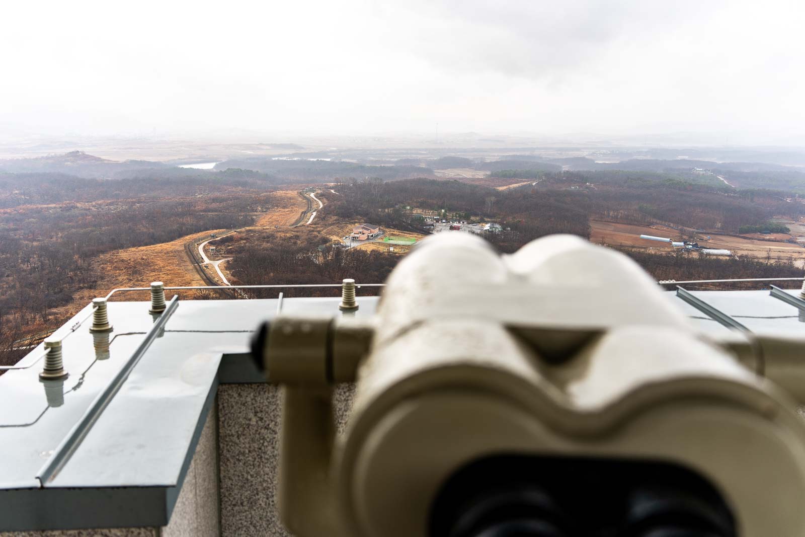 Looking at North Korea from Dora Observatory