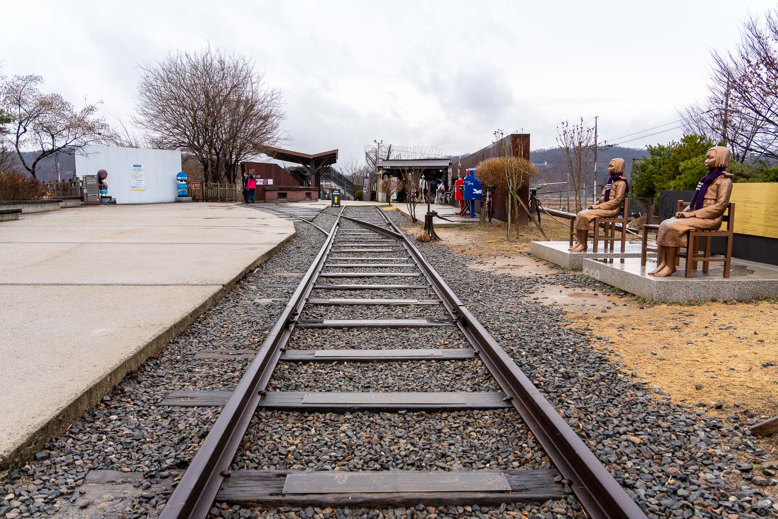 Train line at the DMZ